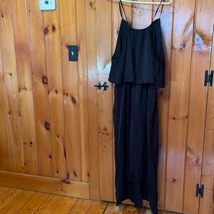 Cupshe black halter dress